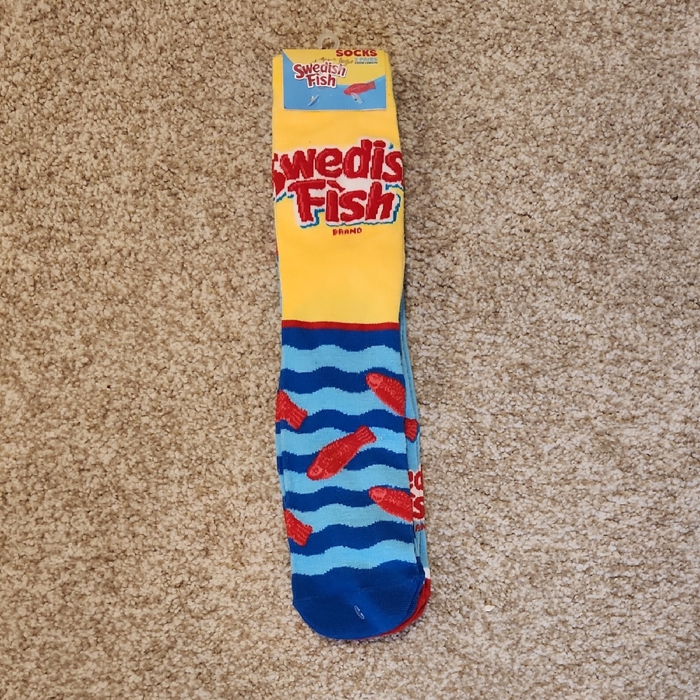 Blue and Red Socks